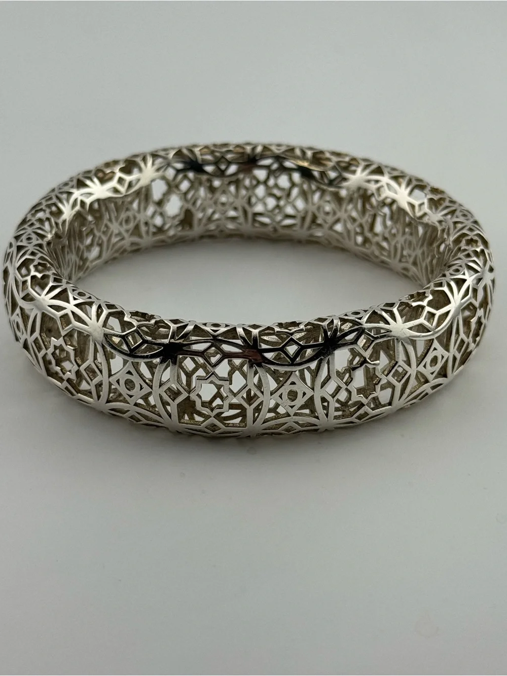 Tiffany and Co. Paloma Picasso Marrakesh Sterling Silver Bangle
